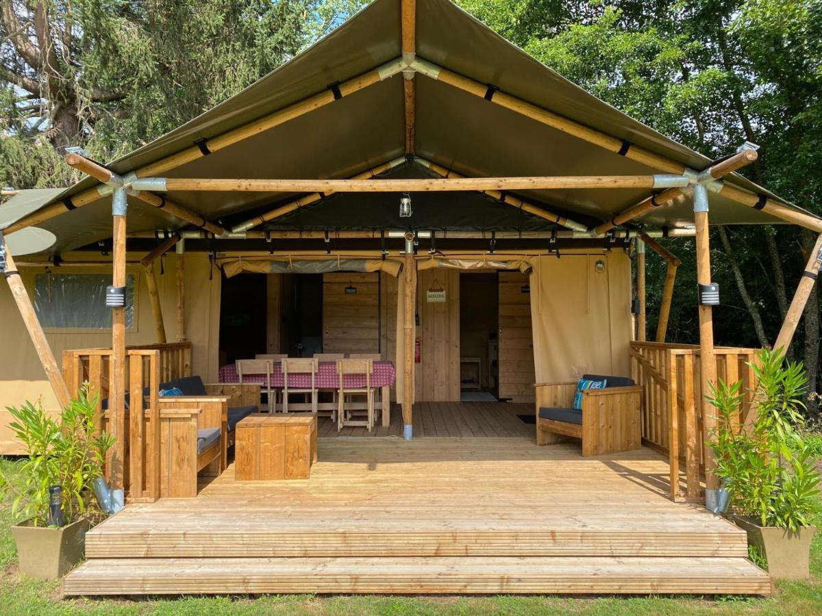 Luxury Safari Tents At Moulin Du Pommier Glamping & Camping Saulgond Buitenkant foto