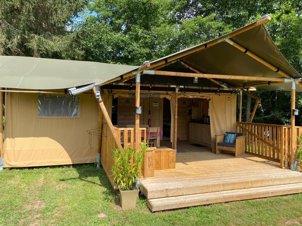 Luxury Safari Tents At Moulin Du Pommier Glamping & Camping Hotel Saulgond Buitenkant foto